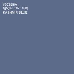 #5C6B8A - Kashmir Blue Color Image
